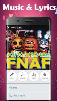 FNAF 123456 Music Lyrics Full 2 تصوير الشاشة