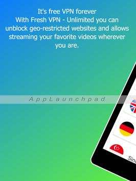 Fresh VPN - Free Unlimited VPN screenshot 9