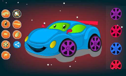 Car coloring and dress up screenshot 7