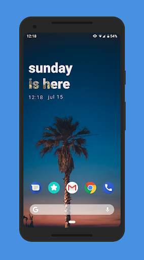 Tropical KWGT screenshot 1