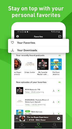 GetPodcast - podcast player screenshot 3