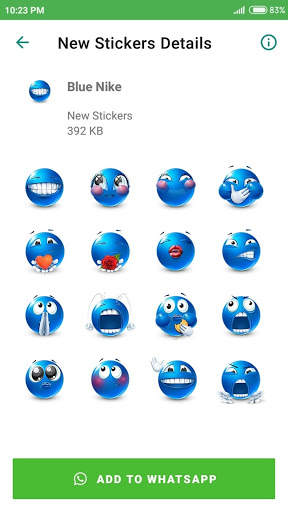 New Stickers For WhatsApp - Emoji WAStickerApp screenshot 4