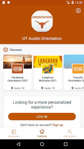 UT Austin Orientation screenshot 2