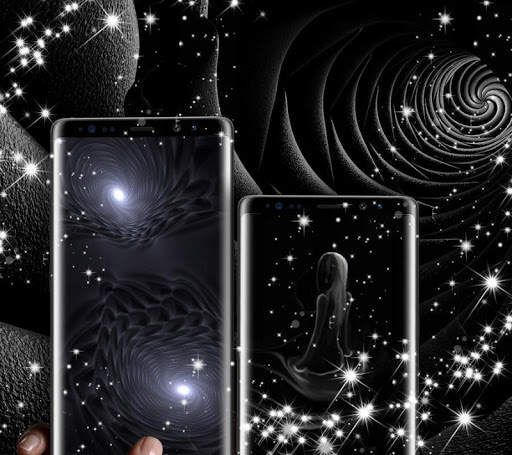 Black Live Wallpaper screenshot 1