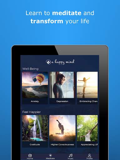A Happy Mind - Guided Meditation, Calm & Sleep 9 تصوير الشاشة