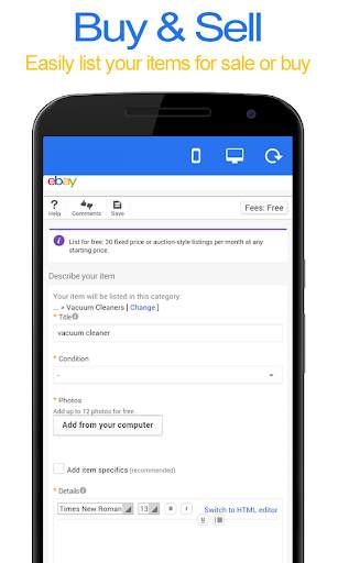 FullScreen Tablet for eBay screenshot 6