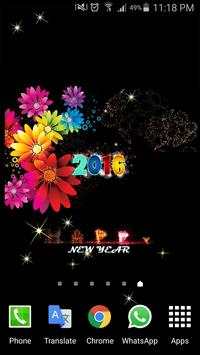 2016 New Year HD Livewallpaper screenshot 3