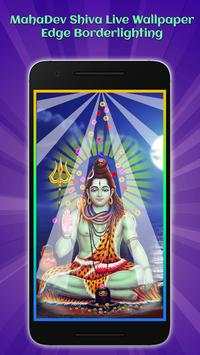 MahaDev Shiva Live Wallpaper-Edge Borderlighting screenshot 4