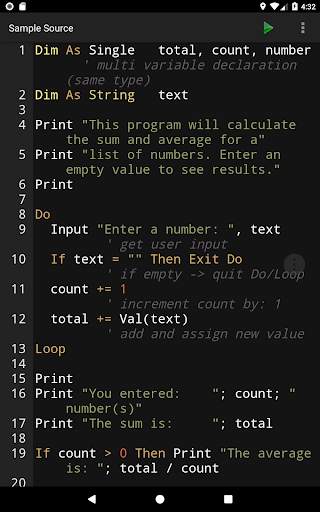 BASIC Programming Compiler screenshot 5