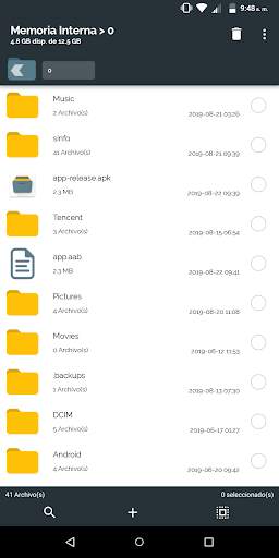 Explorador De Archivos Lite screenshot 4