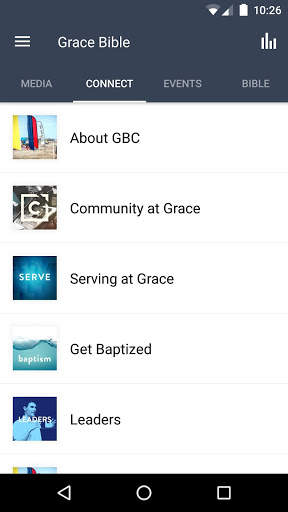 Grace Bible Church App screenshot 2
