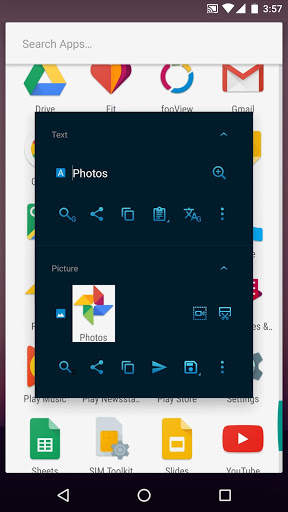 fooView Theme - Mysterious Blue screenshot 3