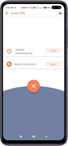 Jump VPN - Free Fast VPN & Secure screenshot 1