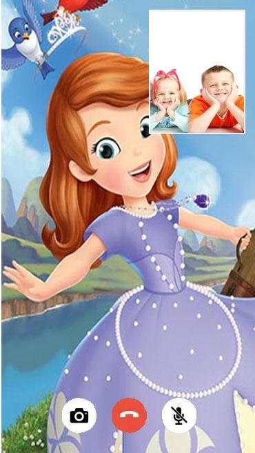 Princess Sofia Video Call Fake Prank screenshot 1