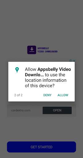 Appsbelly HD Video Downloader 2019 screenshot 1