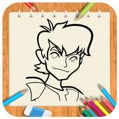 How to draw cartoon Ben 10 1