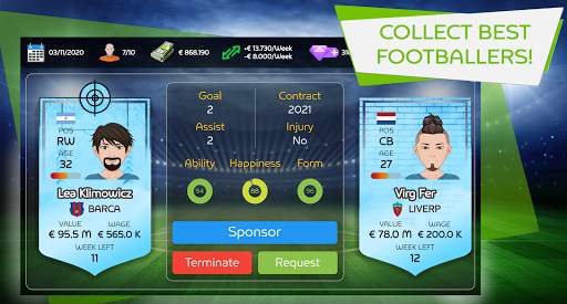 Mobile Football Agent - Soccer Player Manager 2021 screenshot 3
