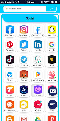 All Social Media and Social Networks in 1 app 2021 screenshot 2