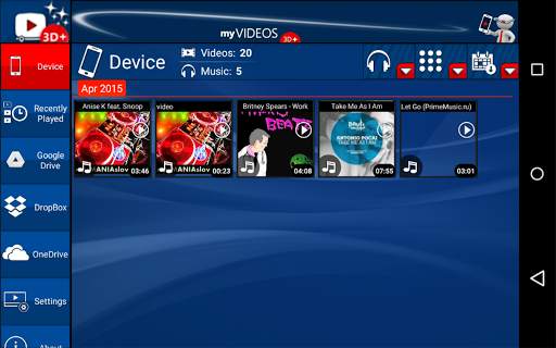 myVideos 3D  screenshot 24