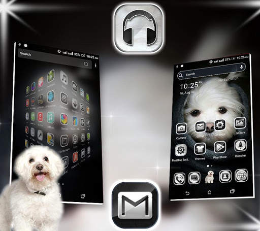 Cute Puppy Launcher Theme screenshot 3