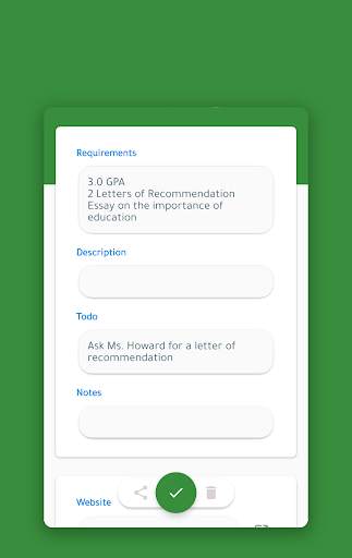 Acsept - Scholarship, College, and Job Application скриншот 5