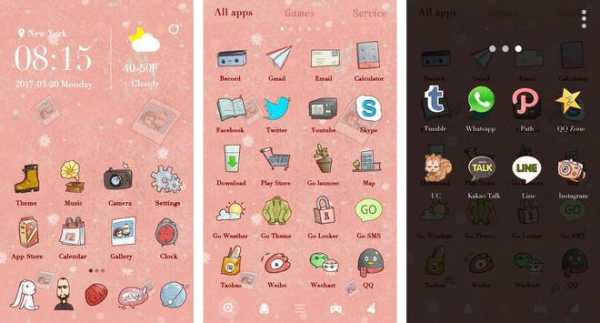 Cool Girl  Go Launcher Theme screenshot 5