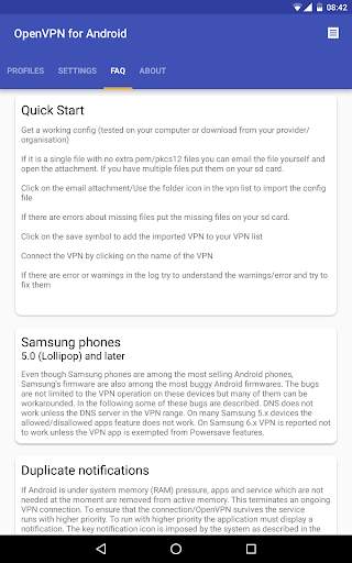 OpenVPN for Android screenshot 12