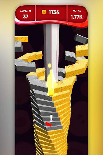 Stack Ball - Helix Fruit Blast Crush 3D screenshot 2