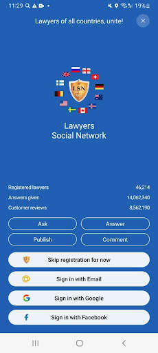 Lawyer Social Network screenshot 1