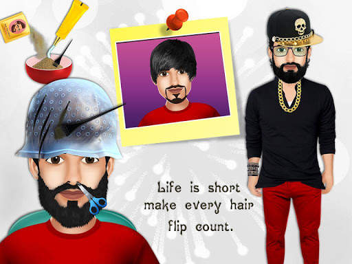 Barber Shop - Girl And Men Hair Salon Game screenshot 4