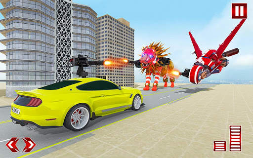 Lion Robot Transformation War: Car Robot Games screenshot 5