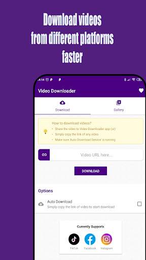 Videodr - Download Videos  Easily screenshot 1