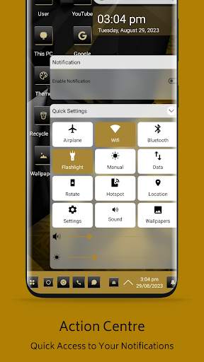 Black Gold Theme for Launcher screenshot 2