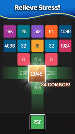 X2 Blocks – Merge Numbers 2048 screenshot 3