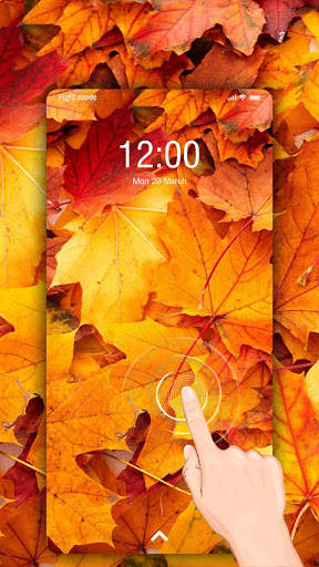 🍁 Autumn Wallpaper Ripple Live Wallpaper Free screenshot 1