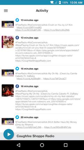 Coughfee Shoppe Radio screenshot 2