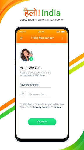 Hello India Talk – Messenger Chat Video Call screenshot 1