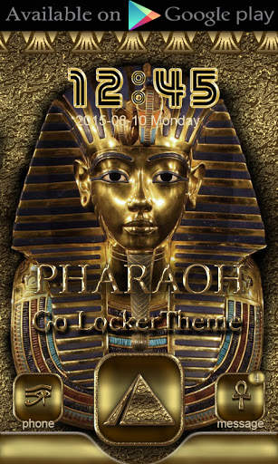 Pharaoh Go Launcher theme screenshot 7