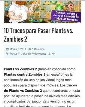 Trucos Plants vs Zombies 2 screenshot 1