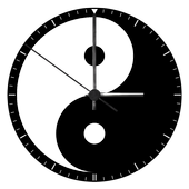 Yin Yang Clock Widget icon