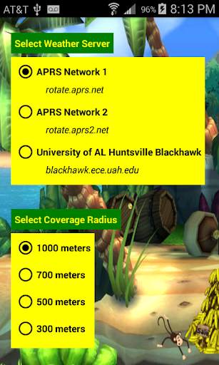 Weather Monkey APRS screenshot 2