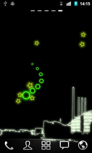 Night Sky Bot Live Wallpaper screenshot 2