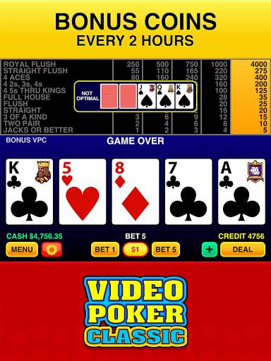 Video Poker Classic ® 9 تصوير الشاشة