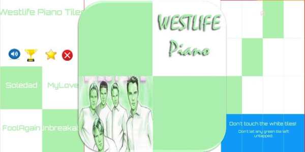 Westlife Piano Tiles screenshot 1