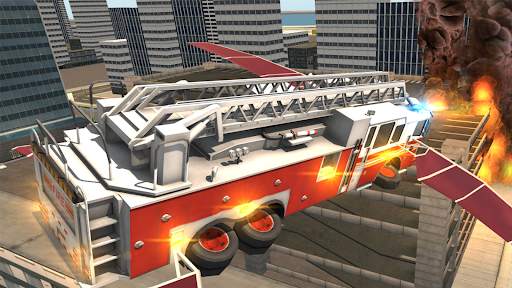 Fire Truck Flying Car screenshot 6