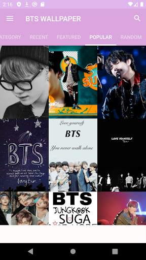 BTS MEMBER WALLPAPER 2k20 HD screenshot 2