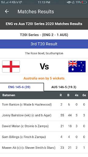 Today Match Live Score 2020 screenshot 5