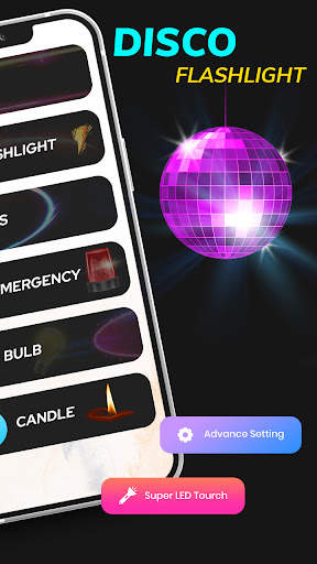 Color Flashlight : Flash On Call & sms Alert screenshot 3