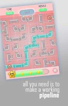 Connect Pipes Classic Puzzle Brain Game screenshot 1