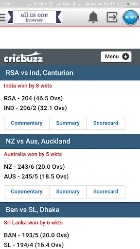 All in one browser screenshot 3